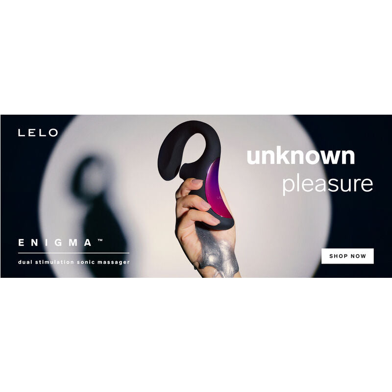 LELO - ENIGMA MASSAGER DE ESTIMULAO DE DUPLA SUCO PRETO