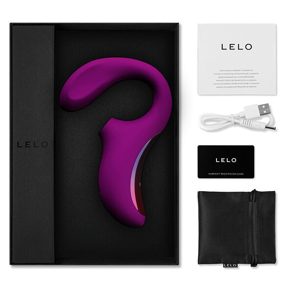 LELO - ENIGMA ESTIMULAO DE DUPLA SUCO DEEP ROSE MASSAGER
