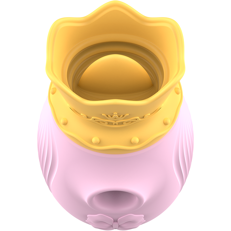 INTENSE - ESTIMULADOR DE CLITÓRIS 10 MODOS DE SUCÇÃO E LAMBER - ROSA