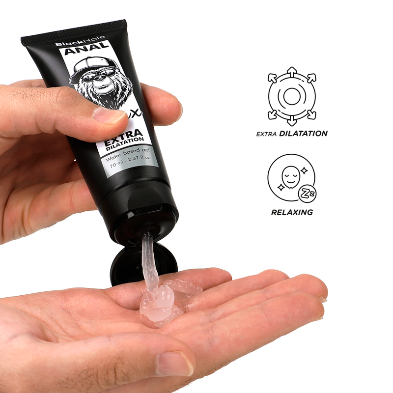 BLACK HOLE - GEL DILATADOR ANAL À BASE DE ÁGUA 70 ML