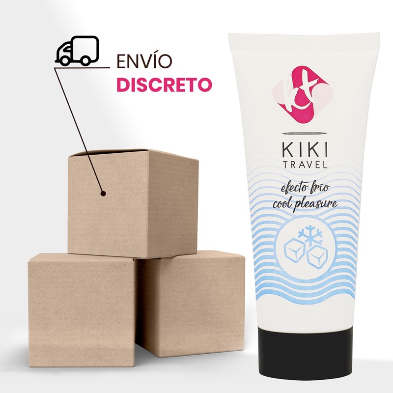 KIKÍ TRAVEL - LUBRIFICANTE COM EFEITO DE REFRIGERAÇÃO 50 ML