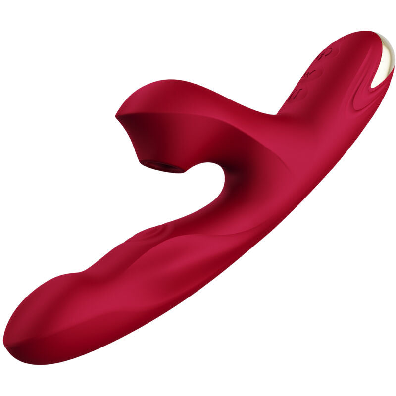 ARMONY - VIBRADOR BUMP E VENTOSA MODELO 2 BORGONHA