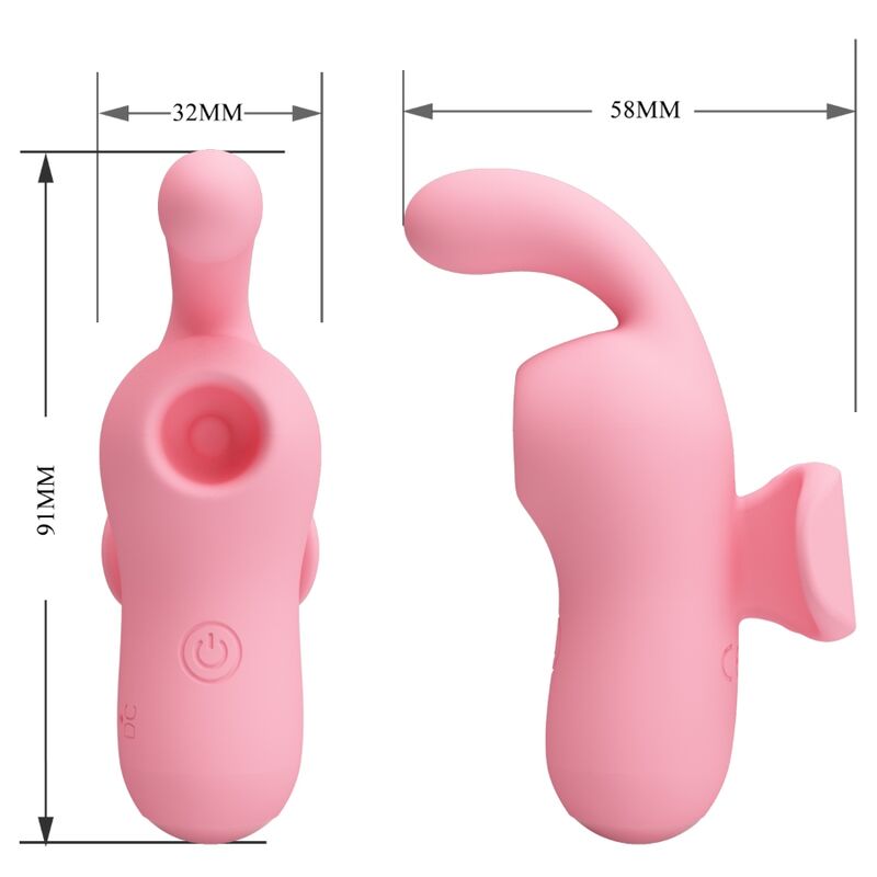 PRETTY LOVE - MINI BRINQUEDOS DIVERTIDOS DA MAGIC FAIRY VIBRADOR E SUCKER