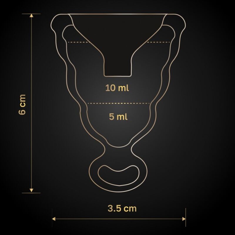 G-VIBE - GCUP COPO MENSTRUAL PRETO