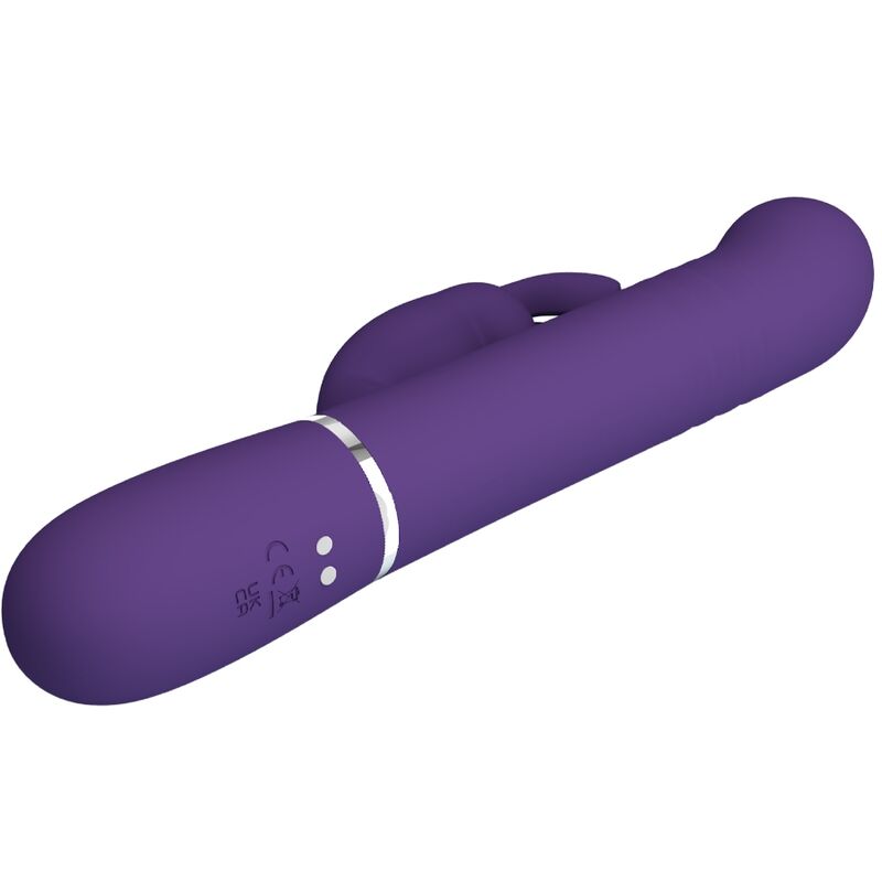 PRETTY LOVE - COALE VIBRADOR COELHO 4 EM 1 ROXO