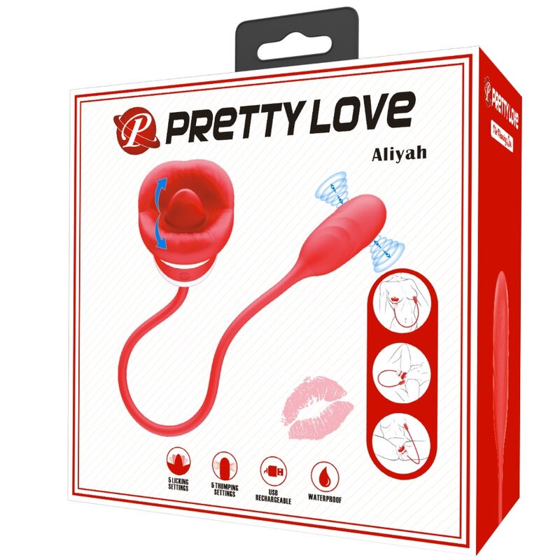 PRETTY LOVE - MASTURBADOR ALIYAH RED MOUTH