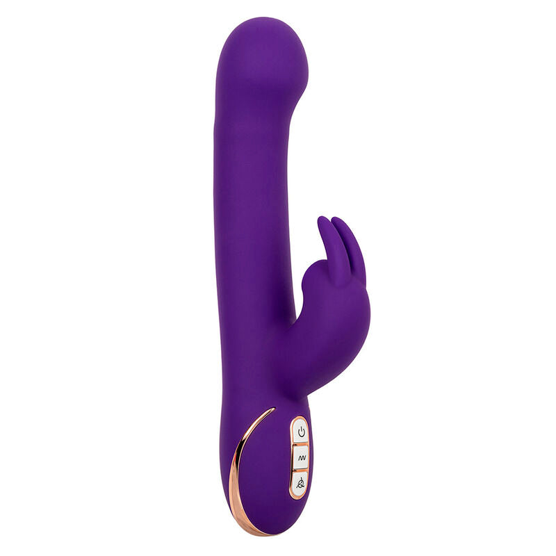 CALEXOTICS - VIBRADOR E ESTIMULADOR JACK RABBIT 7 NÍVEIS DE VIBRAÇÃO E ONDAS ESTIMULANTES AZUL