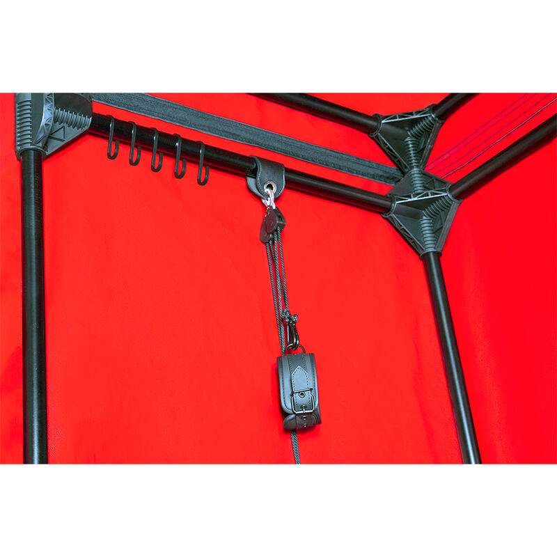 SECRET DOME - CABINE CÚPULA DA DOR PRETA E VERMELHA