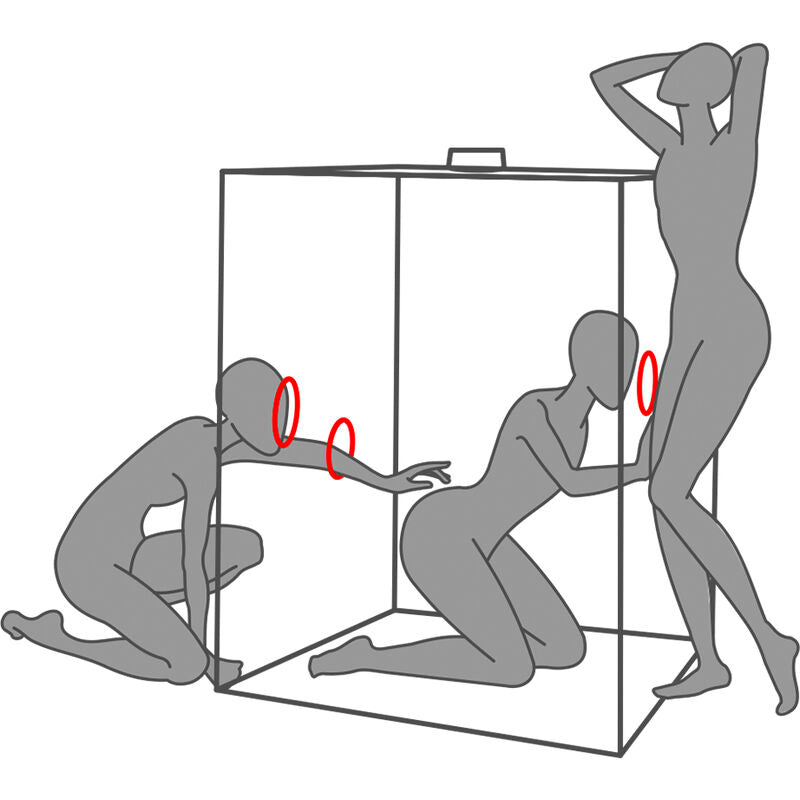 SECRET DOME - ESCÂNDALO DA CABINE DO KINK CLUB PRETO E VERMELHO