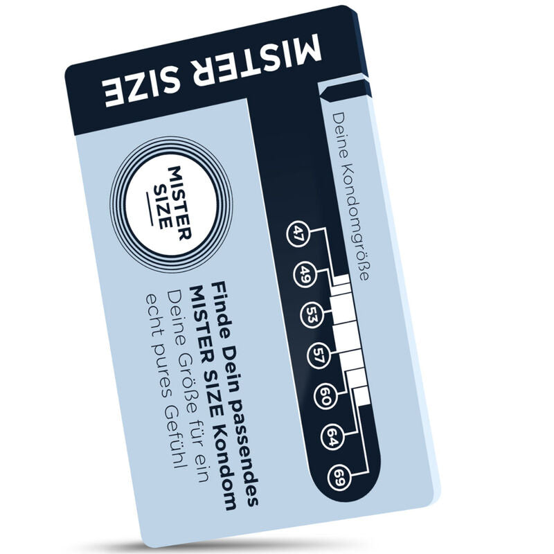 MISTER SIZE - MEDIDOR DE PRESERVATIVOS (ALEMÃO)