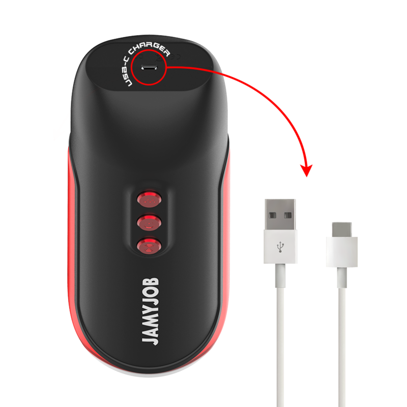 JAMYJOB - BLAZE MASTURBADOR AUTOMÁTICO DE BOCA 5 MODOS ESTIMULANDO ONDAS E VIBRAÇÃO