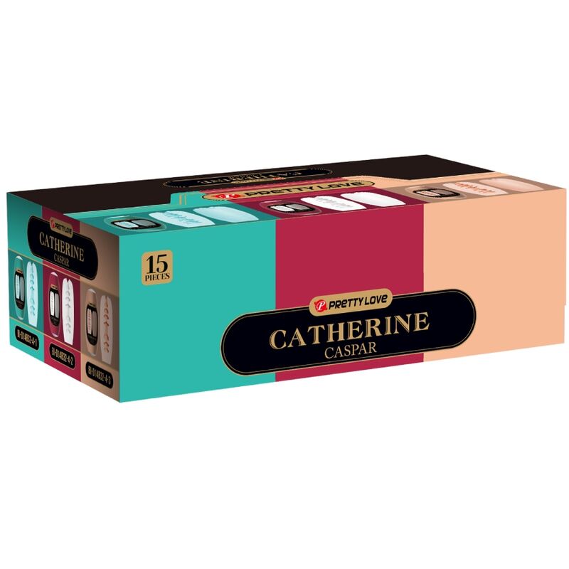 PRETTY LOVE - CASPAR PACK 15 MASTURBADORES MASCULINOS VARIOS