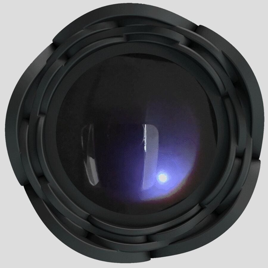 PRETTY LOVE - VARIAN ANAL PLUG COM LUZ LED PRETO 10,8 CM