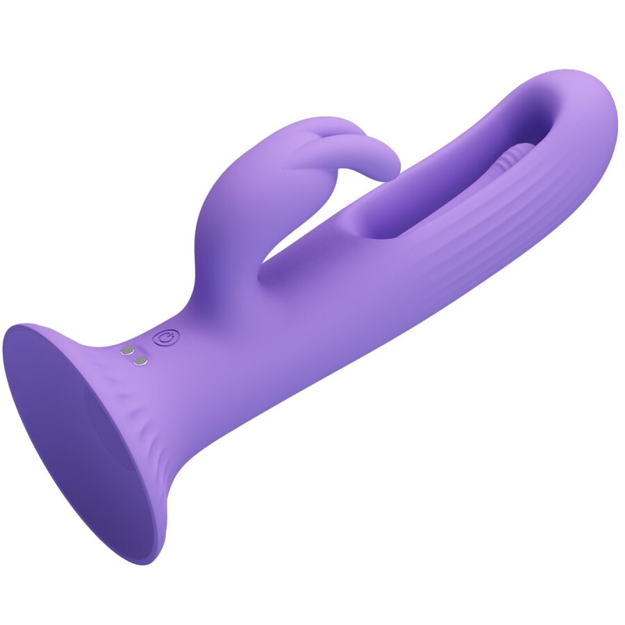 PRETTY LOVE - VIBRADOR DE COELHO KILLMOULIS 12 MODOS DE VIBRAÇÃO ROXO