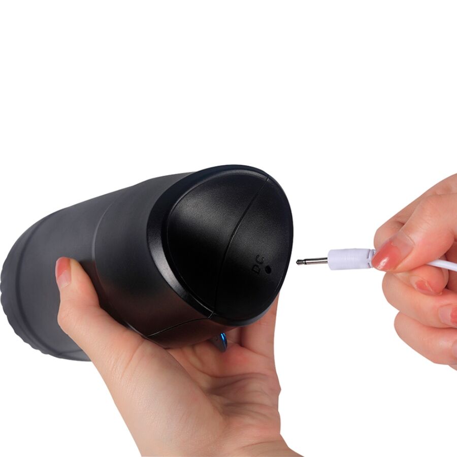 SHEQU - RENEE MASTURBADOR DE VAGINA APERTÁVEL COM VIBRAÇÃO NO ESTOJO