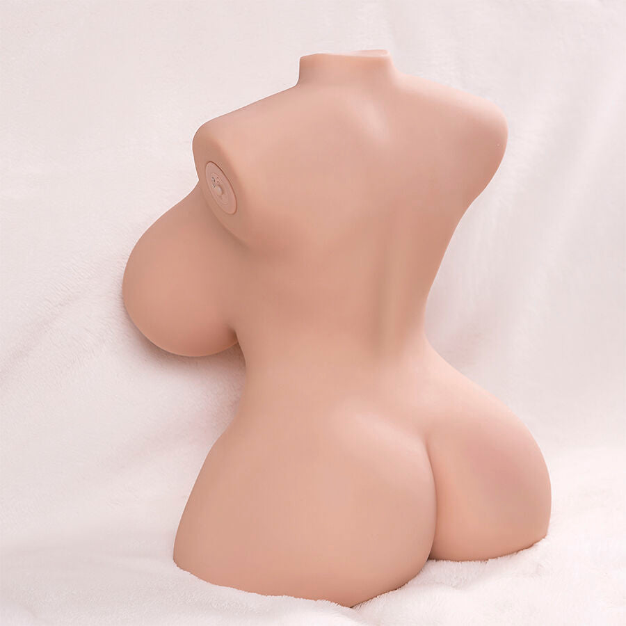 XISE - PEQUENO TORSO REALISTA COM VIBRAÇÃO FEMININA 40 CM