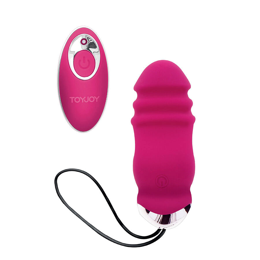 TOYJOY - FELICIDADE SUNN SIDE PARA CIMA E PARA BAIXO VIBRADOR FÚCSIA CONTROLE REMOTO