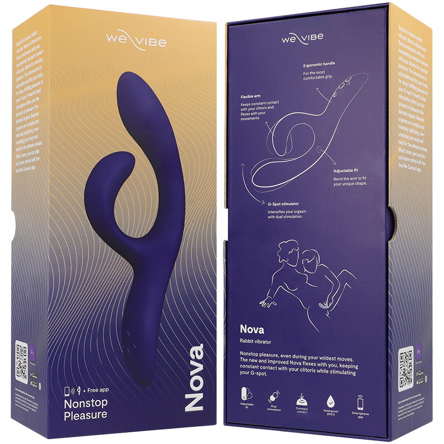 WE-VIBE - VIBRADOR NOVA 3 COELHO AZUL MEIA NOITE