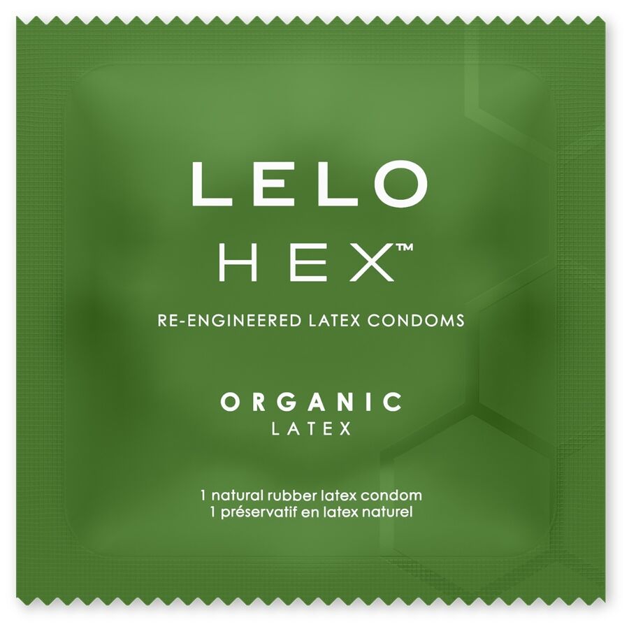 LELO - CAIXA DE PRESERVATIVOS ORGÂNICOS HEX 12 UNIDADES