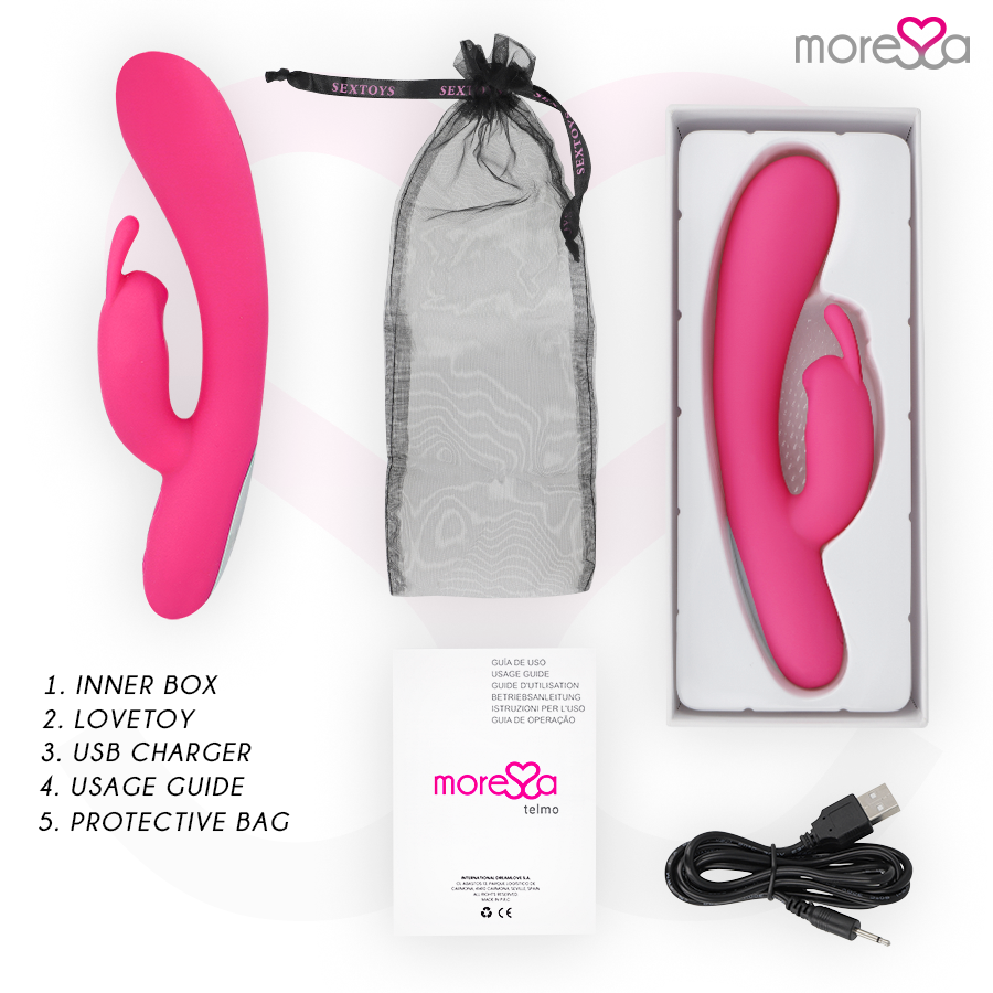 MORESSA - TELMO PREMIUM SILICONE RECARREGVEL
