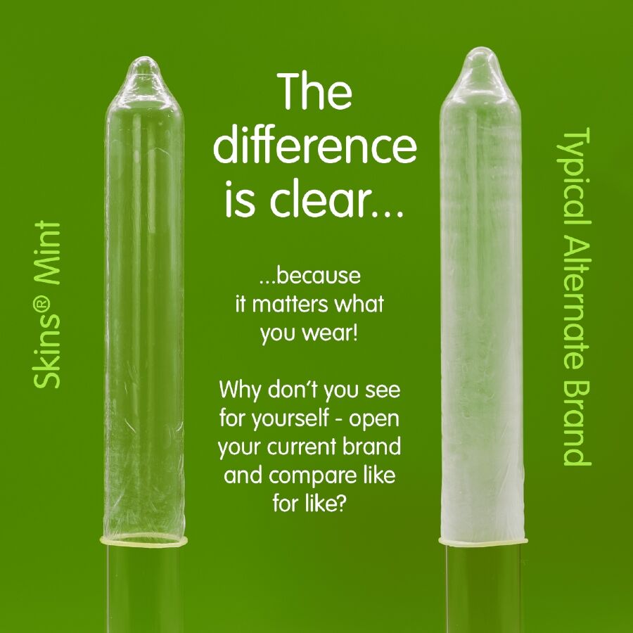SKINS - PRESERVATIVOS MINT PREMIUM PACOTE 4