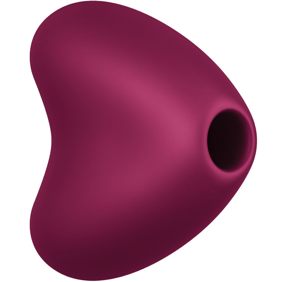 FUN FACTORY - VIBRADOR LIBERA AIR PULSE VERMELHO VINHO