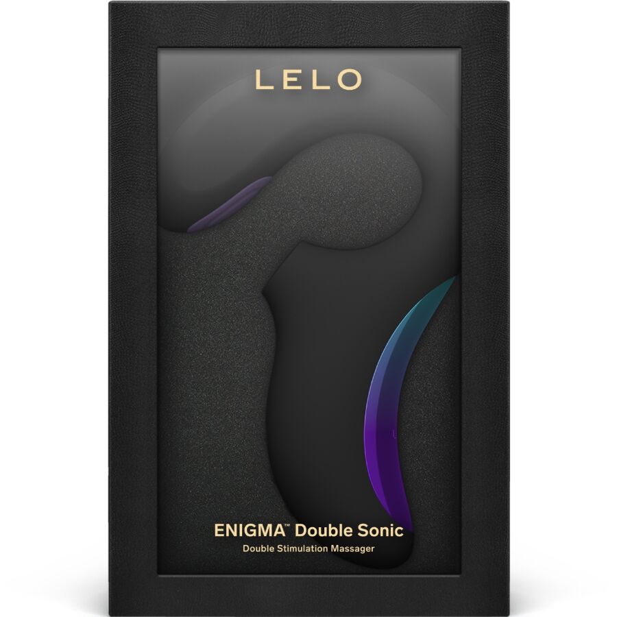 LELO - ENIGMA DUPLO VIBRADOR SÔNICO PONTO G PRETO