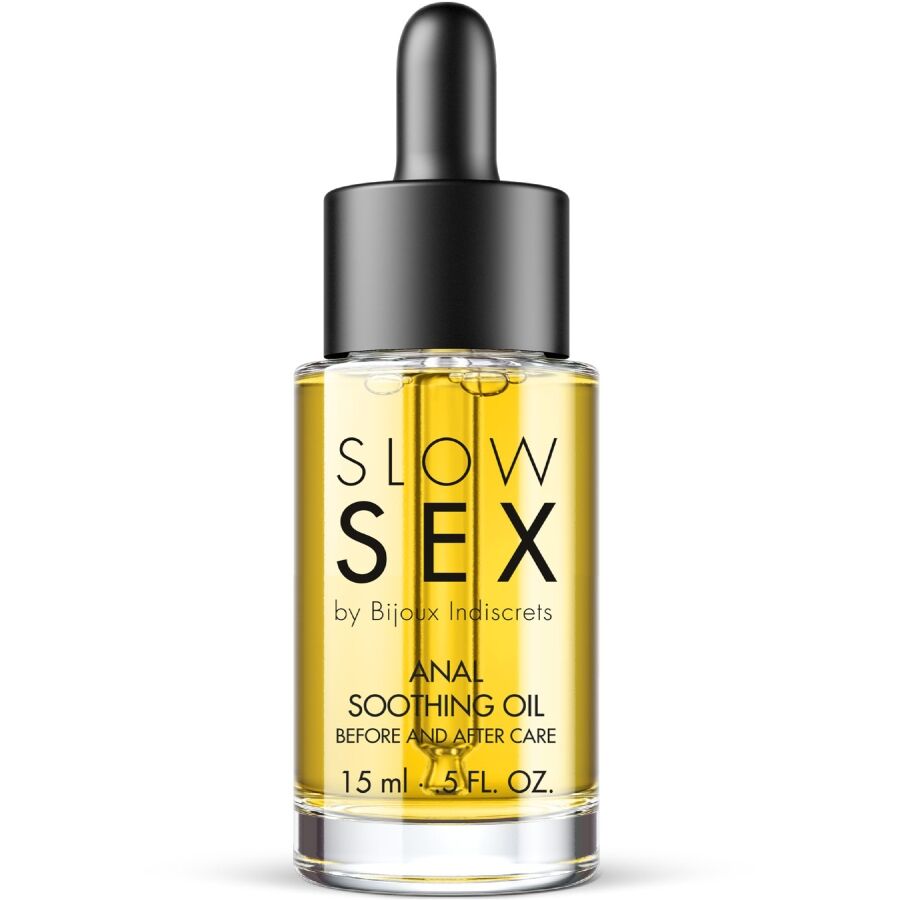 BIJOUX INDISCRETS - ÓLEO ANAL CALMANTE PARA SEXO LENTO 15 ML