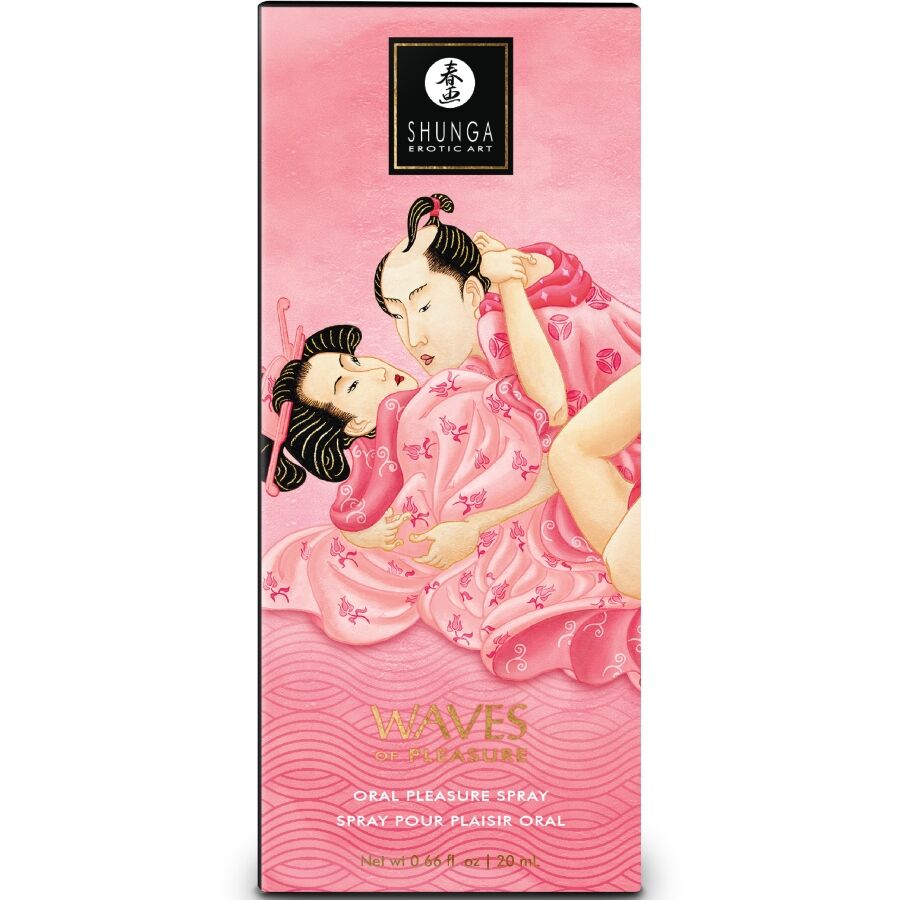 SHUNGA - SPRAY ORAL SEDUTOR DE PRAZER WAVES COM SABOR MELANCIA 20 ML