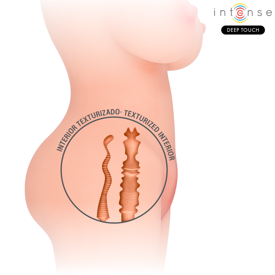 INTENSE DEEP TOUCH - JESSE TORSO DUPLA VAGINA E MASTURBAÇÃO ANAL