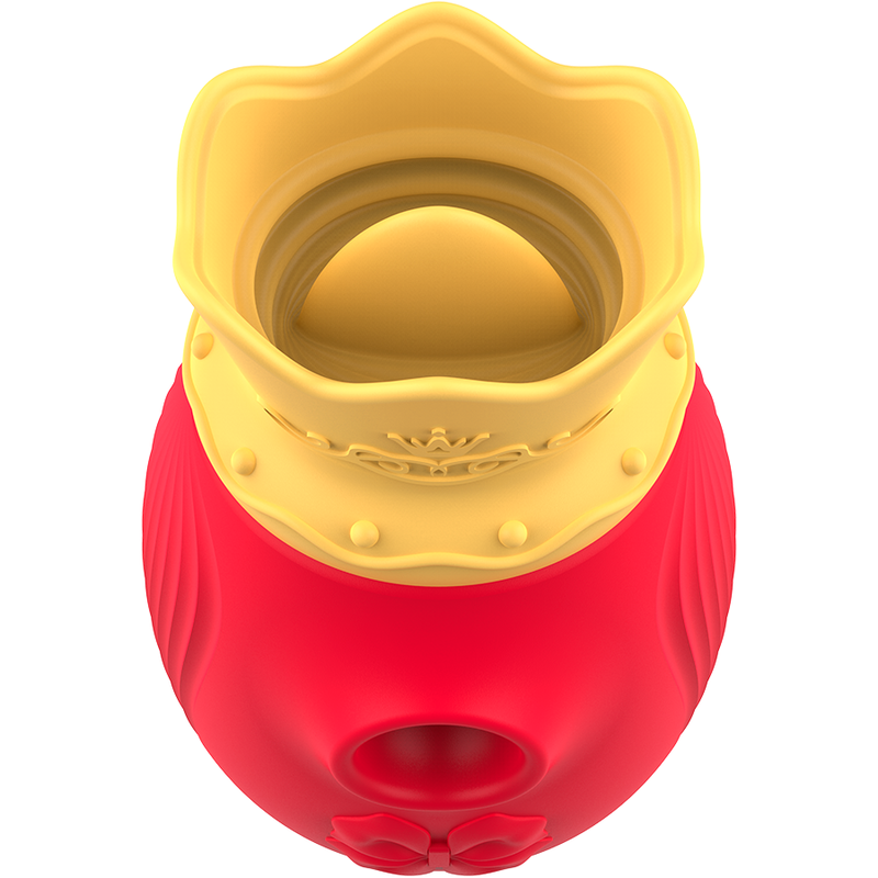 INTENSE - ESTIMULADOR DE CLITÓRIS 10 MODOS DE SUCÇÃO E LAMBER - VERMELHO