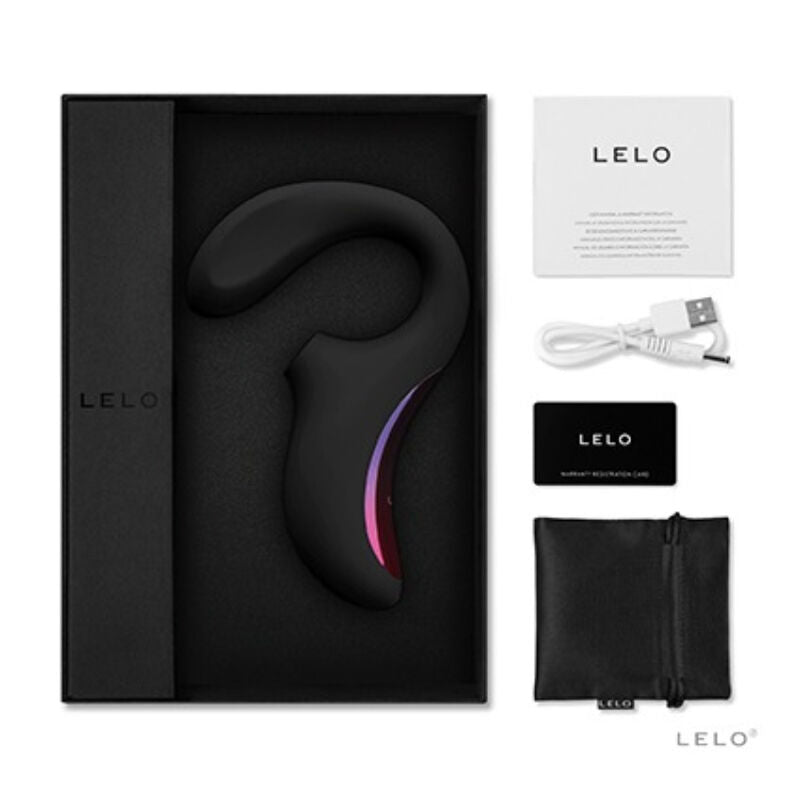 LELO - ENIGMA CRUISE DUPLO ESTIMULAO SONIC MASSAGER PRETO