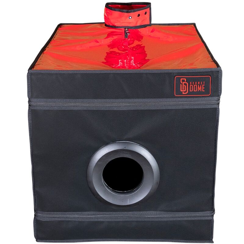 SECRET DOME - KINK CLUB LA NICHE CABIN PRETO E VERMELHO