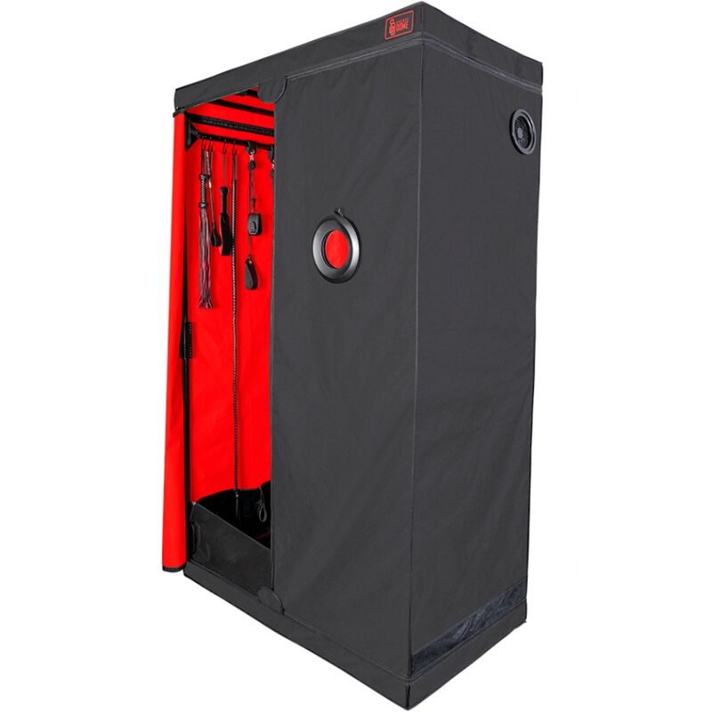 SECRET DOME - CABINE CÚPULA DA DOR PRETA E VERMELHA