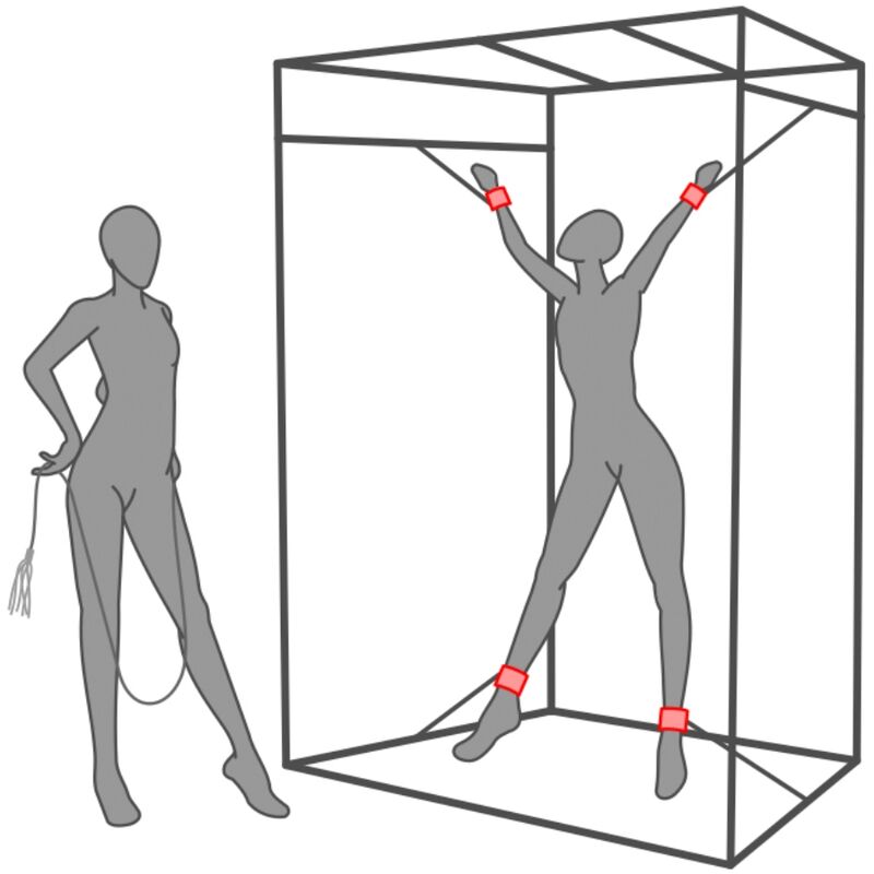 SECRET DOME - CABINE CÚPULA DA DOR PRETA E VERMELHA