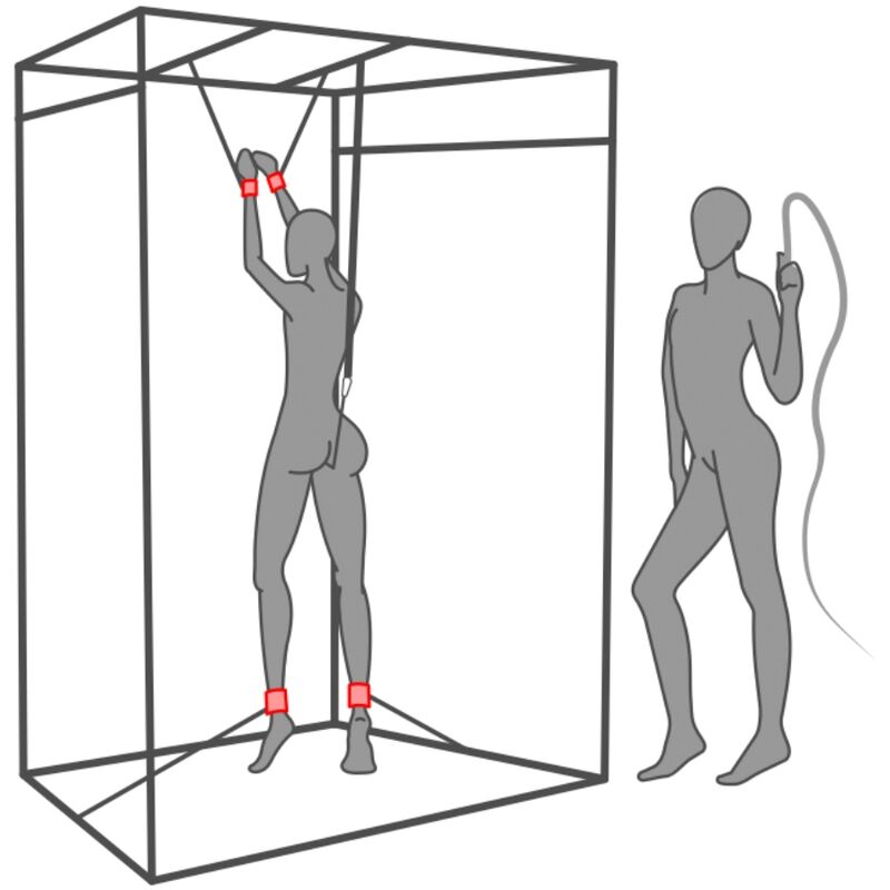 SECRET DOME - CABINE CÚPULA DA DOR PRETA E VERMELHA