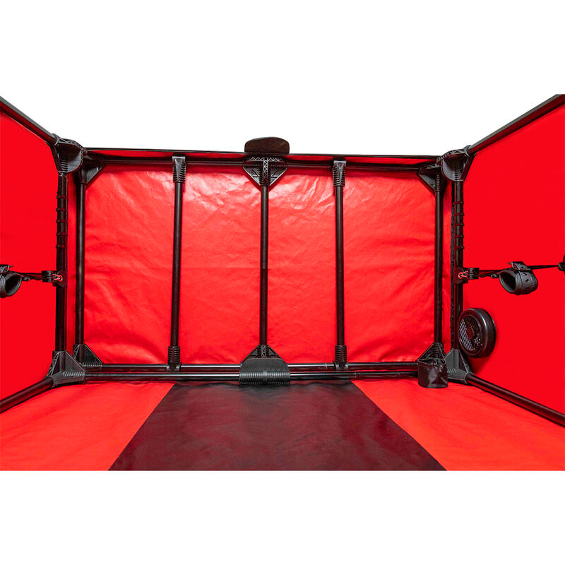 SECRET DOME - CABINE CÚPULA DA DOR PRETA E VERMELHA