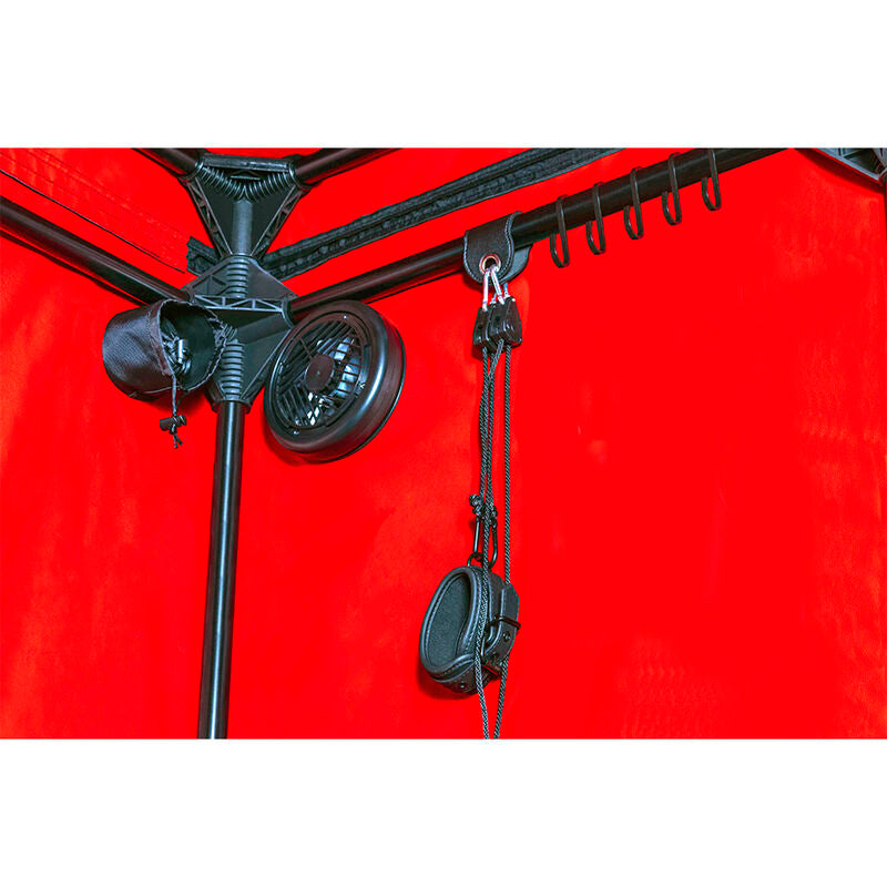 SECRET DOME - CABINE CÚPULA DA DOR PRETA E VERMELHA