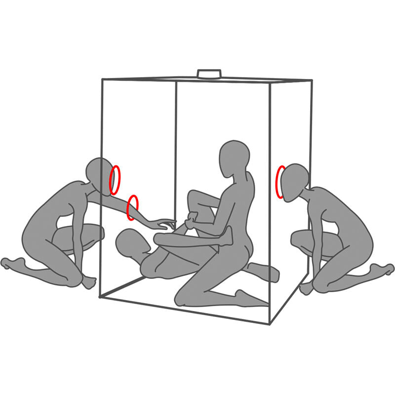 SECRET DOME - ESCÂNDALO DA CABINE DO KINK CLUB PRETO E VERMELHO