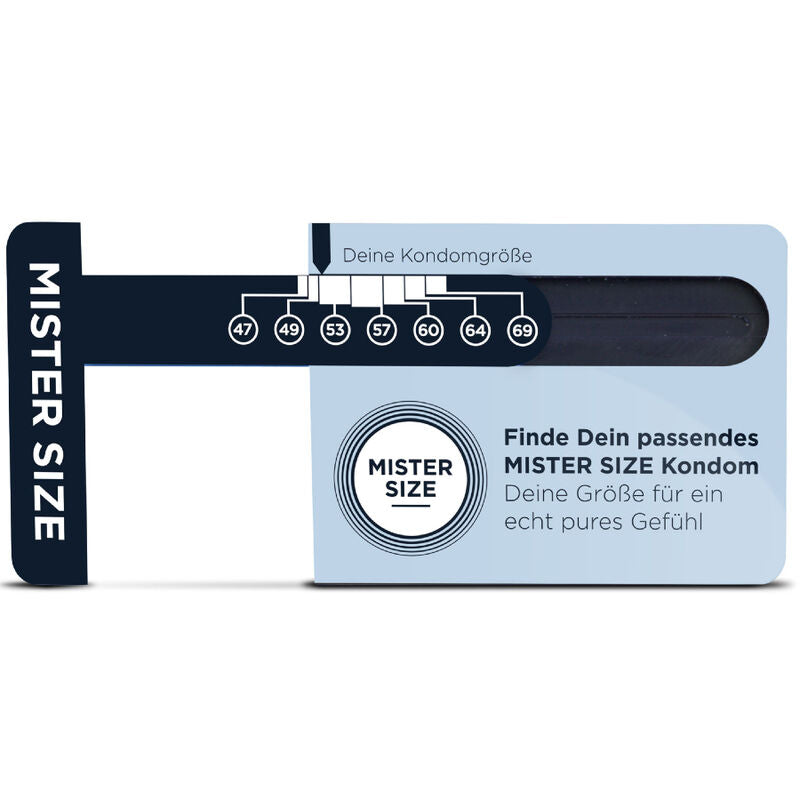 MISTER SIZE - MEDIDOR DE PRESERVATIVOS (ALEMÃO)