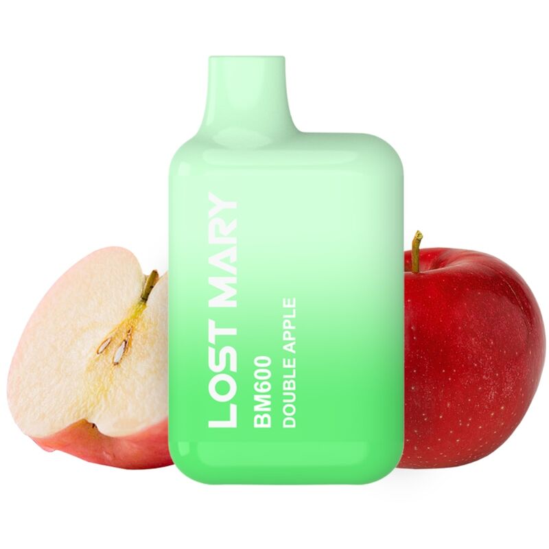 LOST MARY - BM600 NICOTINE VAPER 2% DESCARTÁVEL DUPLO APPLE
