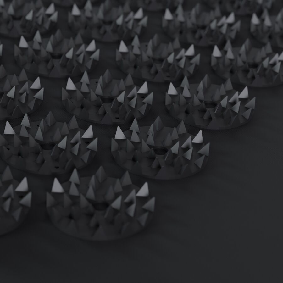 LELO - MASSAGEM CORPORAL ACUPRESSÃO TAPETE PRETO