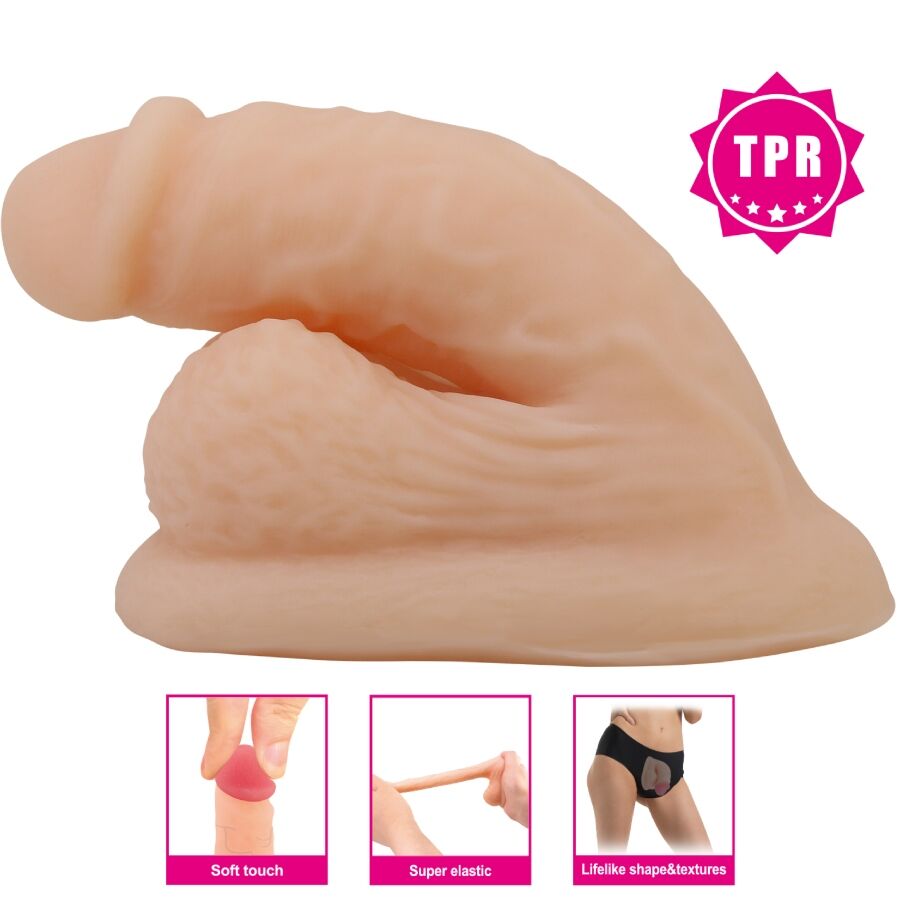 PRETTY LOVE - WILDON DILDO ULTRA REALISTA E ELÁSTICO 10 CM NATURAL