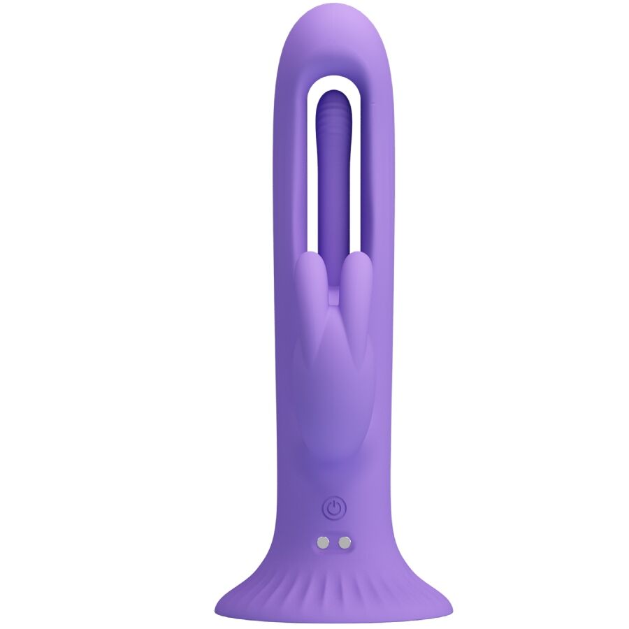 PRETTY LOVE - VIBRADOR DE COELHO KILLMOULIS 12 MODOS DE VIBRAÇÃO ROXO