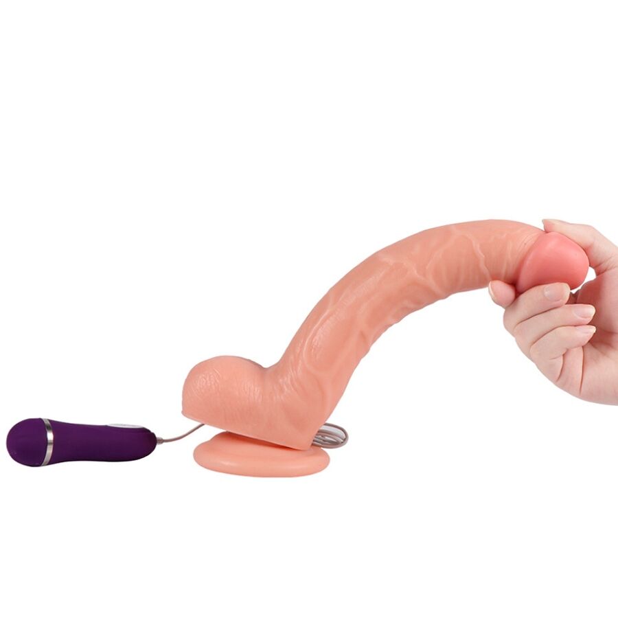SHEQU - OPTIMUS DILDO VIBRATÓRIO COM CONTROLE REMOTO 28 CM