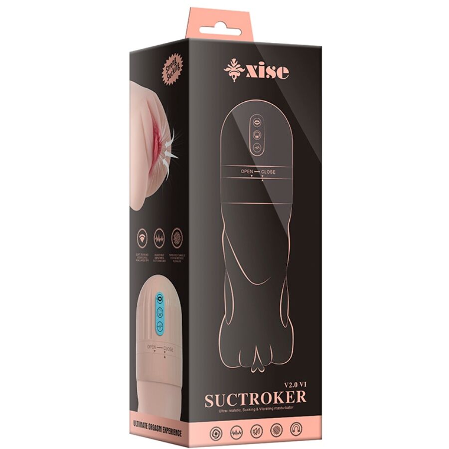 XISE - SUCTROKER V2.0 VI MASTURBADOR VAGINAL COM VIBRAÇÃO