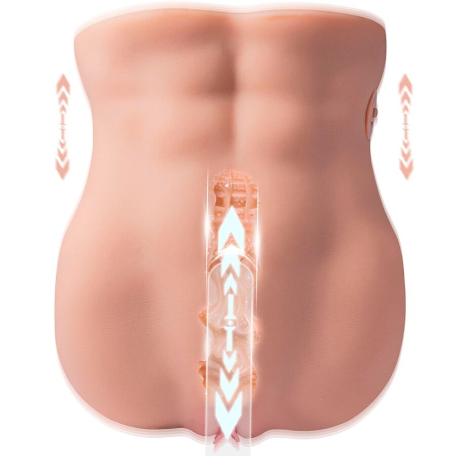 XISE - LYDIA MASTURBADOR VAGINAL FEMININO COM FUNÇÃO DE IMPULSO 25 CM