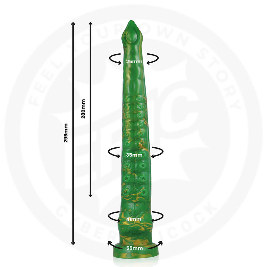 EPIC - DILDO HYLOS VERDE FLASH