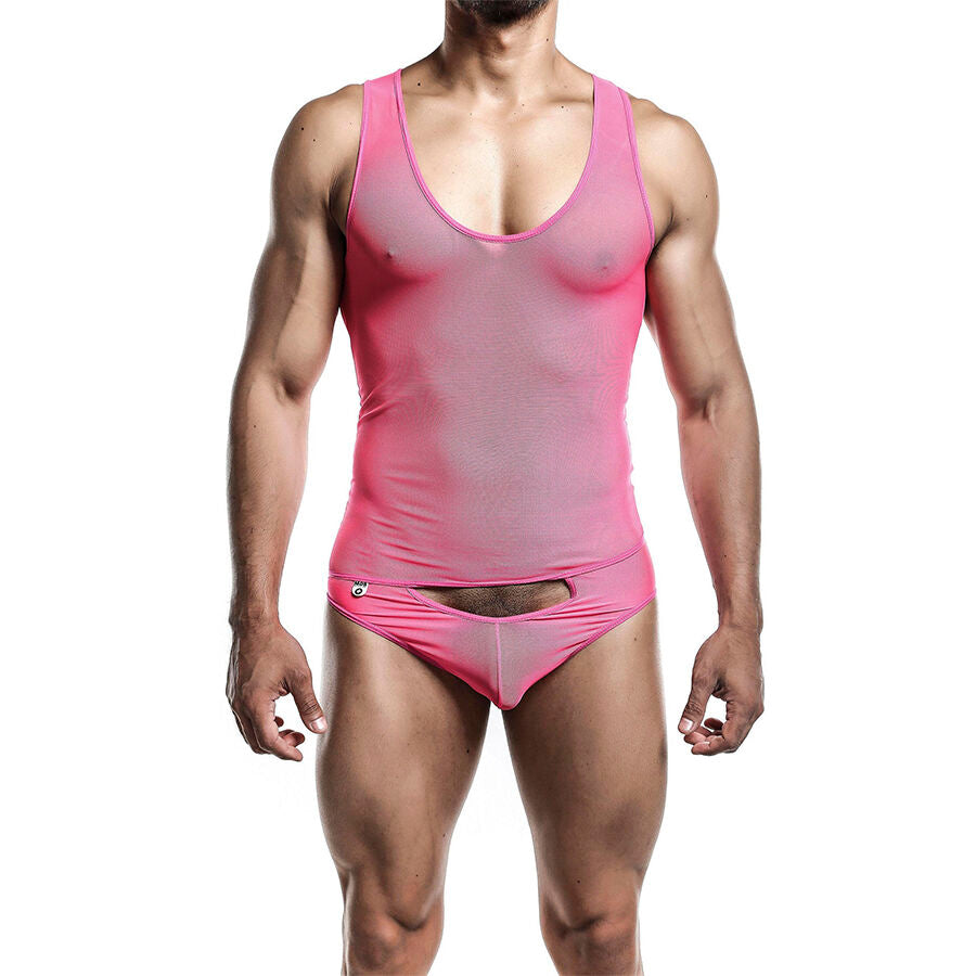 MOB - BODYSHEER ROSA TRANSPARENTE TAMANHO L/XL