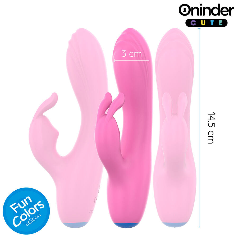 ONINDER CUTE - VIBRADOR LOVE BUNNY PARA PONTO G E CLITÓRIS - APLICATIVO MUNDIAL GRATUITO
